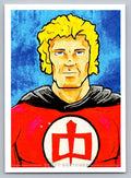 Greatest American Hero Sketch Card - Scott Sketches Fan Art Trading Card