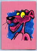 Pink Panther Sketch Card - Scott Sketches Trading Card Print Fan Art