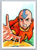 Aang - Last Avatar Sketch Card - Scott Sketches Fan Art Trading Card