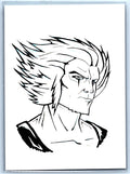 Lion-O Thundercats Sketch Card - Scott Sketches Trading Card Print Fan Art