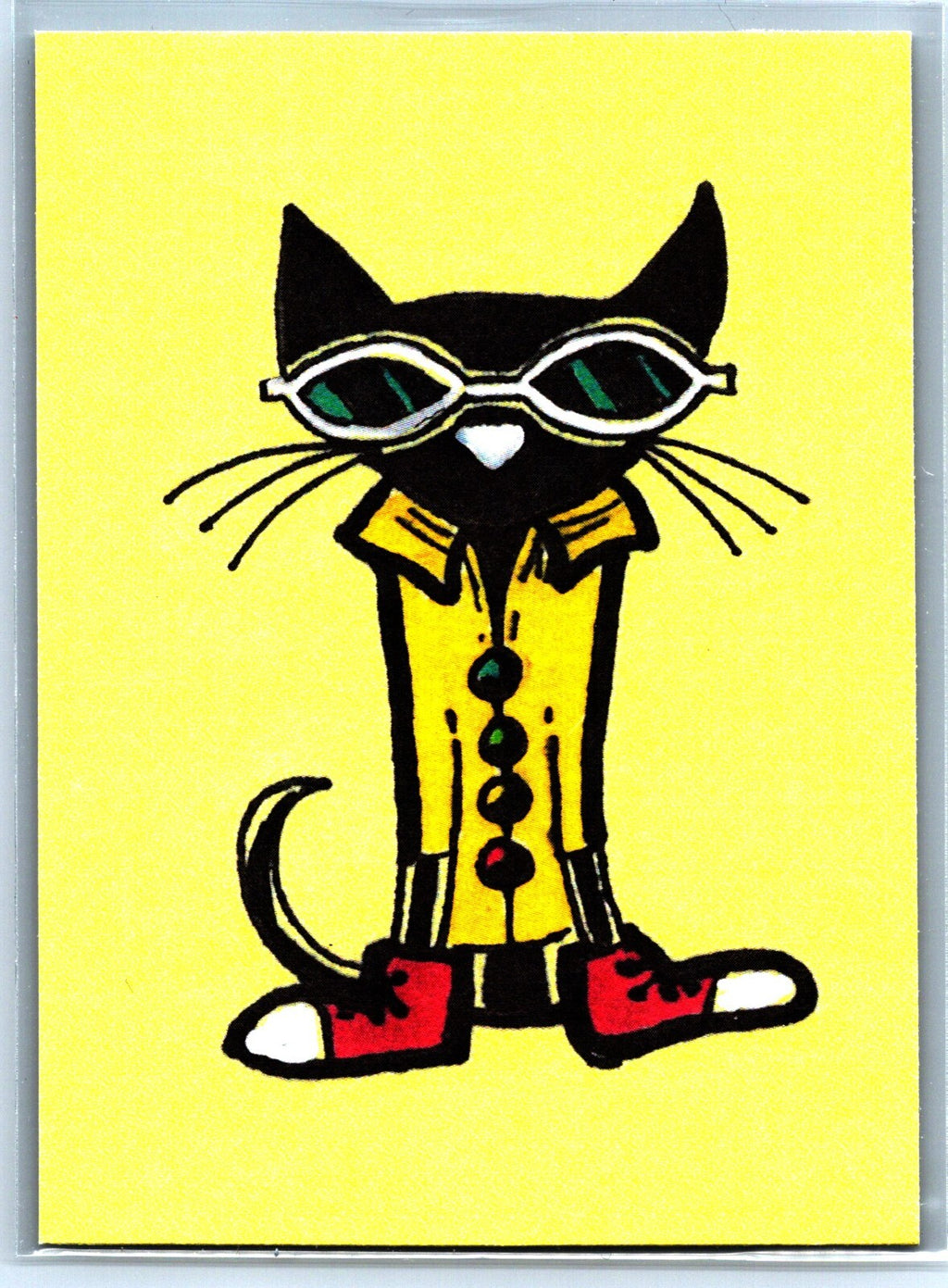 Pete the Cat Sketch Card - Scott Sketches Trading Card Print Fan Art