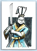 Miyamoto Usagi TMNT Sketch Card - Scott Sketches Trading Card Print Fan Art