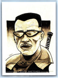 Blade (Wesley Snipes)- Scott Sketches Trading Card Print Fan Art