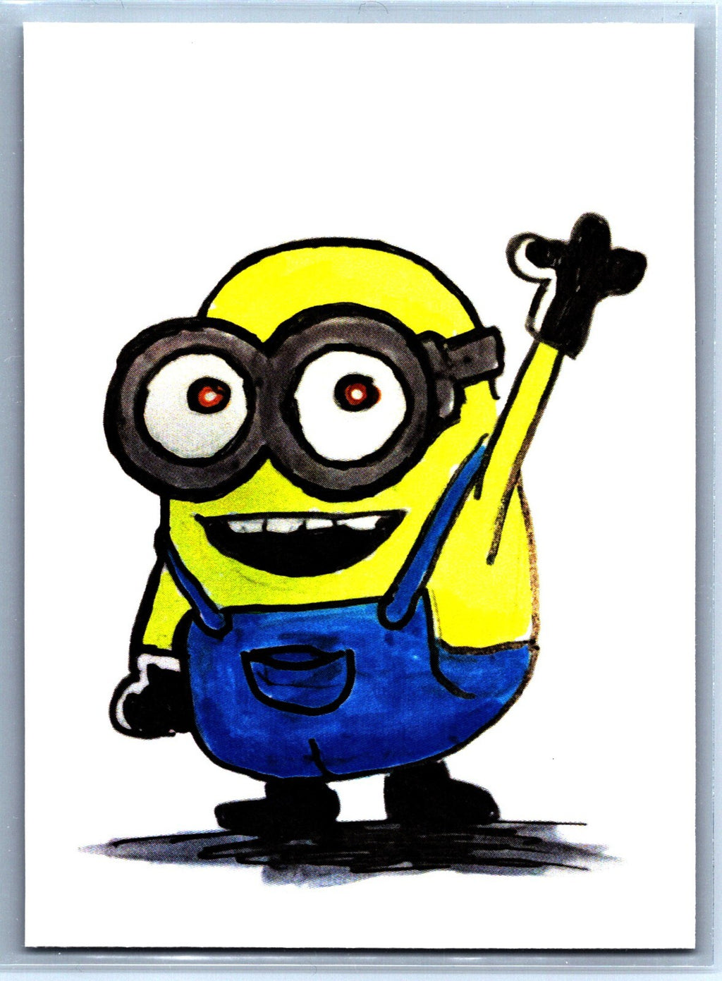 Bob the Minion Sketch Card - Scott Sketches Trading Card Print Fan Art