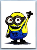Bob the Minion Sketch Card - Scott Sketches Trading Card Print Fan Art