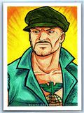 Gungho GI Joe Sketch Card - Scott Sketches Fan Art Trading Card