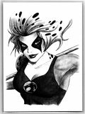 Cheetara Thundercats Pencil Sketch - Scott Sketches Trading Card Print Fan Art