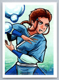Katara - Last Avatar Sketch Card - Scott Sketches Fan Art Trading Card