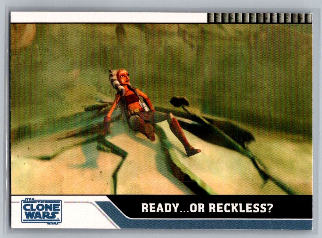 2008 Topps Star Wars Clone Wars #35 Ready... or Reckless?