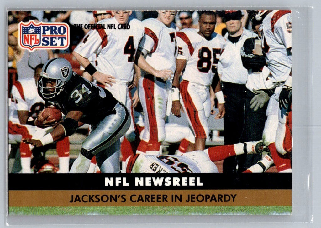 1991 Proset Football - Bo Jackson #346 - NFL Newsreel