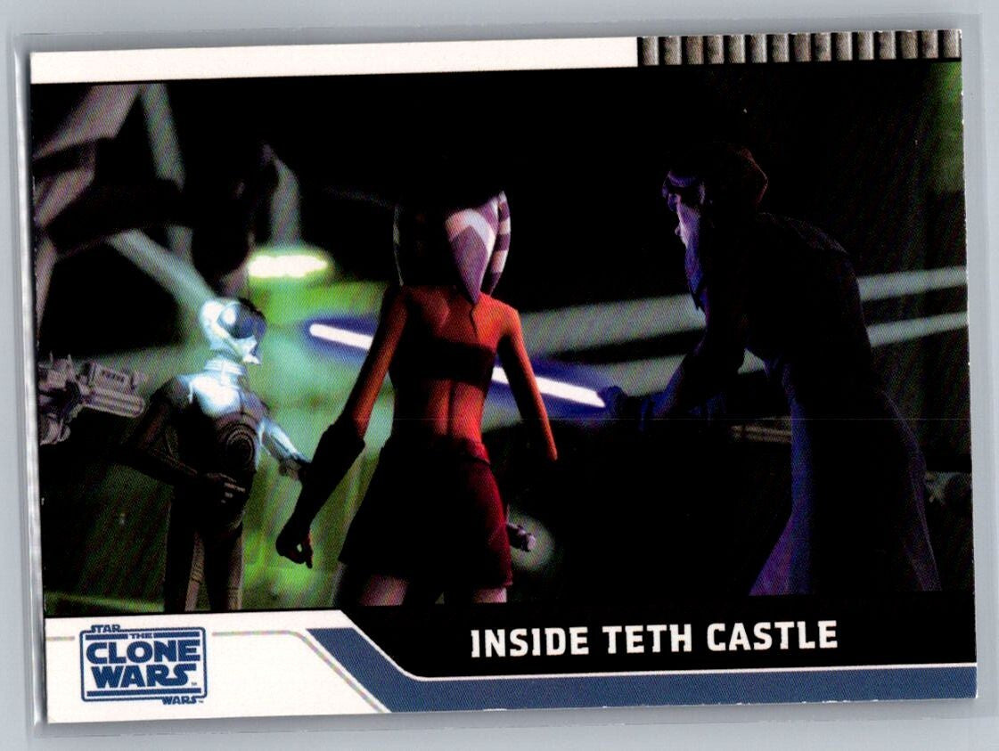 2008 Topps Star Wars Clone Wars #46 Inside Teth Castle