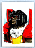 Starscream Sketch Card - Scott Sketches Trading Card Print Fan Art