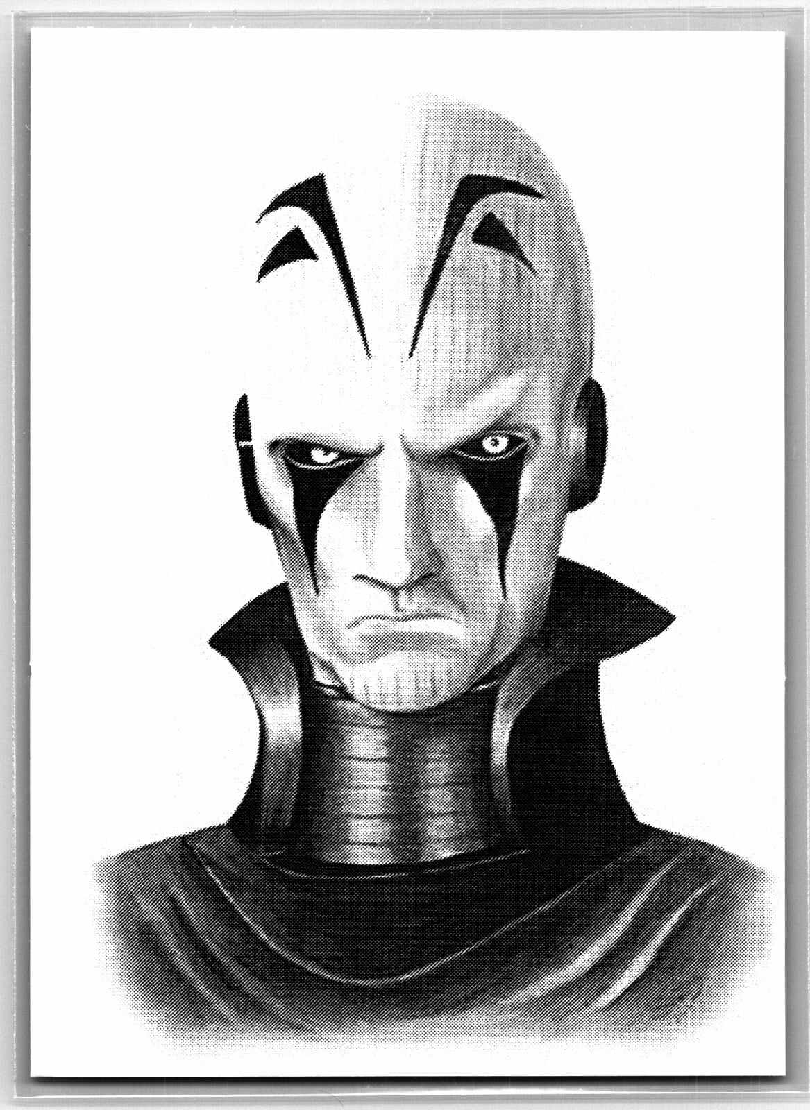 Grand Inquisitor Pencil Sketch Card - Scott Sketches Trading Card Print Fan Art