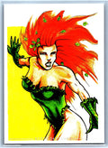 Poison Ivy Sketch Card - Scott Sketches Trading Card Print Fan Art