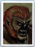Werewolf Sketch Card - Scott Sketches Trading Card Print Fan Art