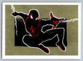 Miles Morales Sketch Card - Scott Sketches Fan Art Trading Card
