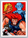 Team Thundercats Sketch Card - Scott Sketches Trading Card Print Fan Art