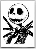 Jack Skellington Sketch Card Scott Sketches Trading Card Print Fan Art