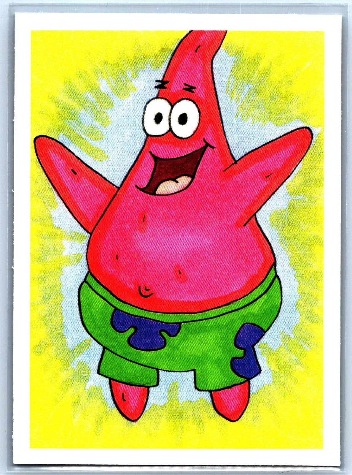 Patrick Sponge Bob Sketch Card Scott Sketches Trading Card Print Fan Art