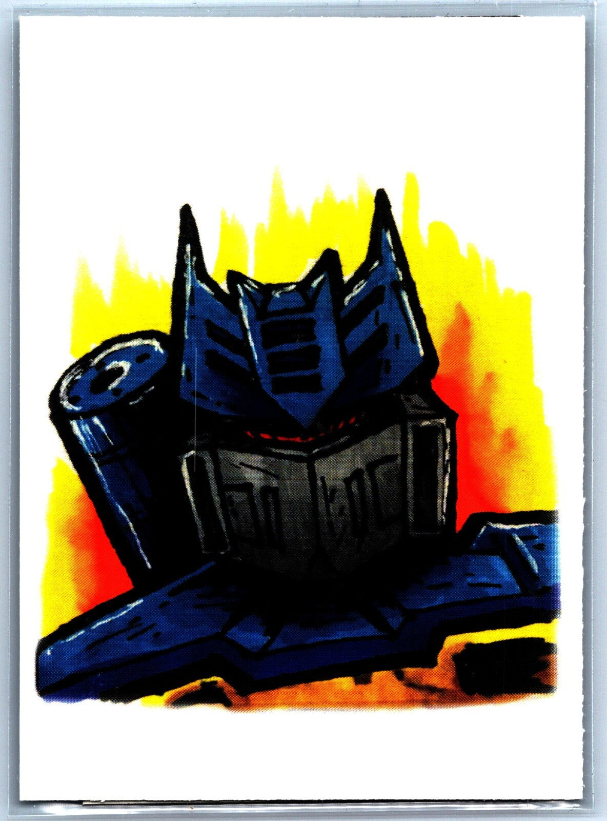 Soundwave Sketch Card - Scott Sketches Trading Card Print Fan Art