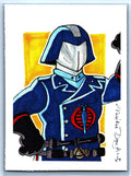 Cobra Commander GI Joe Sketch Card - Nickie Fan Art