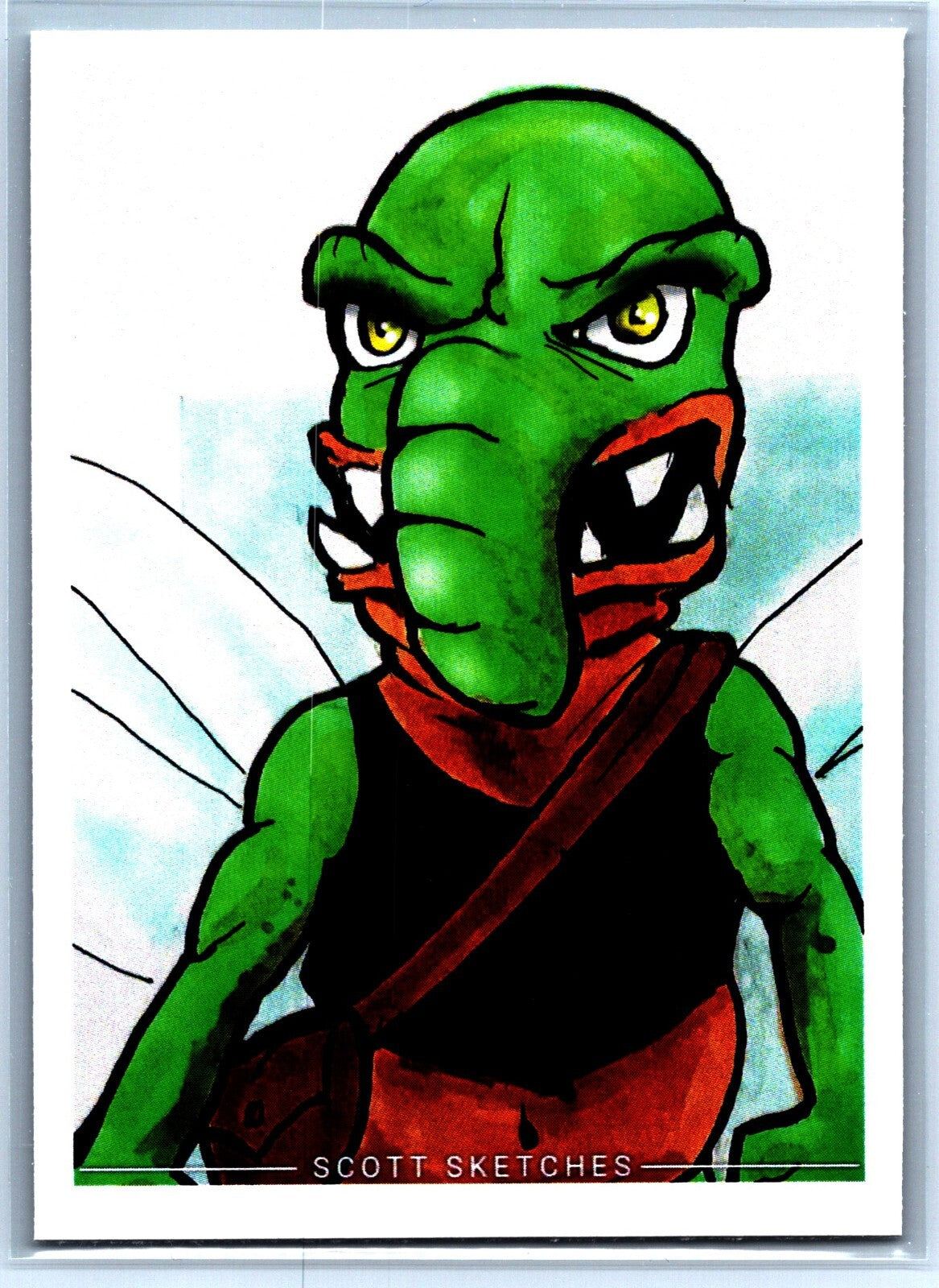 Watto Sketch Card - Scott Sketches Trading Card Print Fan Art