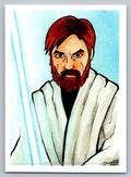 Obi-Wan Kenobi Sketch Card - Scott Sketches Trading Card Print Fan Art