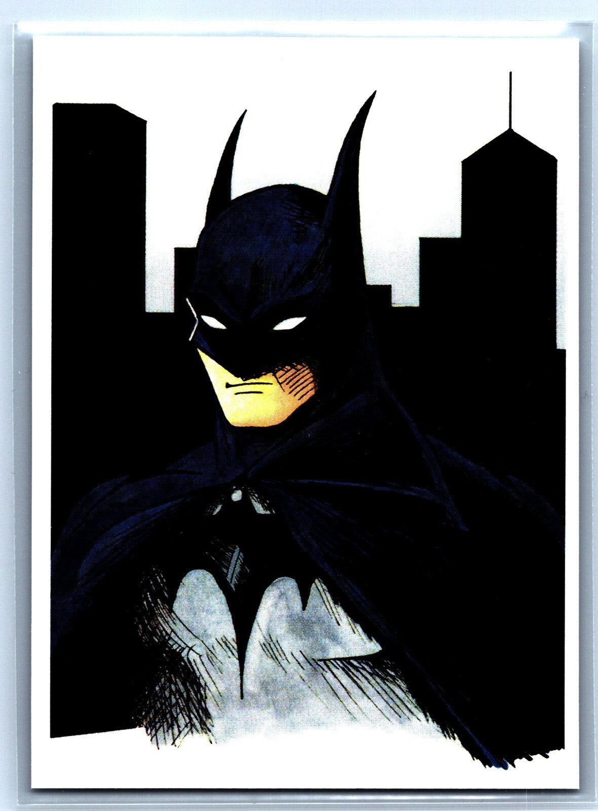 Dark Knight Sketch Card - Scott Sketches Trading Card Print Fan Art