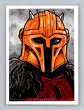 The Armorer - Scott Sketches Trading Card Print Fan Art