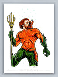 Aquaman - Scott Sketches Trading Card Print Fan Art
