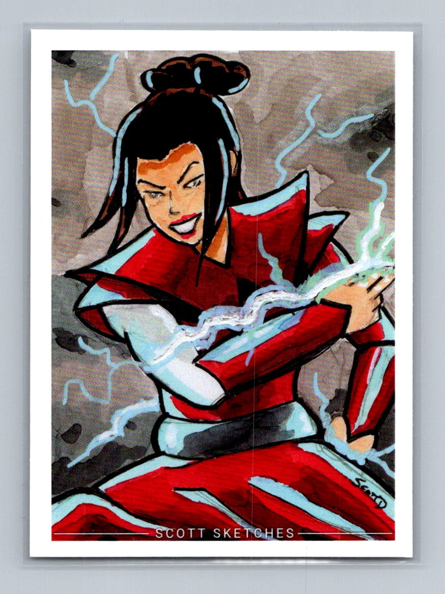 Azula - Scott Sketches Trading Card Print Fan Art