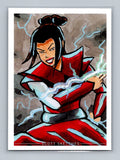 Azula - Scott Sketches Trading Card Print Fan Art