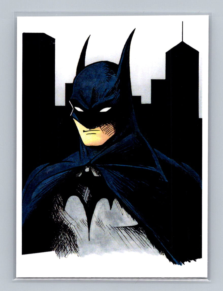 Batman - Skyline - Scott Sketches Trading Card Print Fan Art