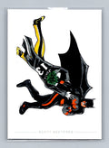 Batman vs Joker - Scott Sketches Trading Card Print Fan Art