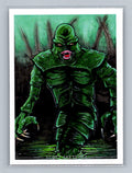 Creature for Black Lagoon - Scott Sketches Trading Card Print Fan Art