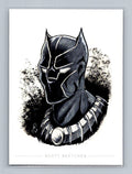 Black Panther - Scott Sketches Trading Card Print Fan Art