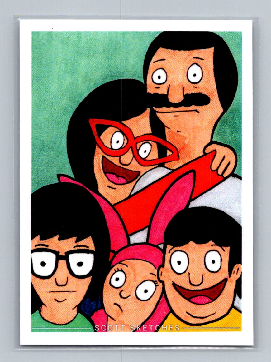 Bobs Burgers - Scott Sketches Trading Card Print Fan Art