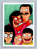 Bobs Burgers - Scott Sketches Trading Card Print Fan Art