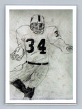 Bo Jackson - Pencil - Scott Sketches Trading Card Print Fan Art