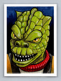 Bossk - Scott Sketches Trading Card Print Fan Art