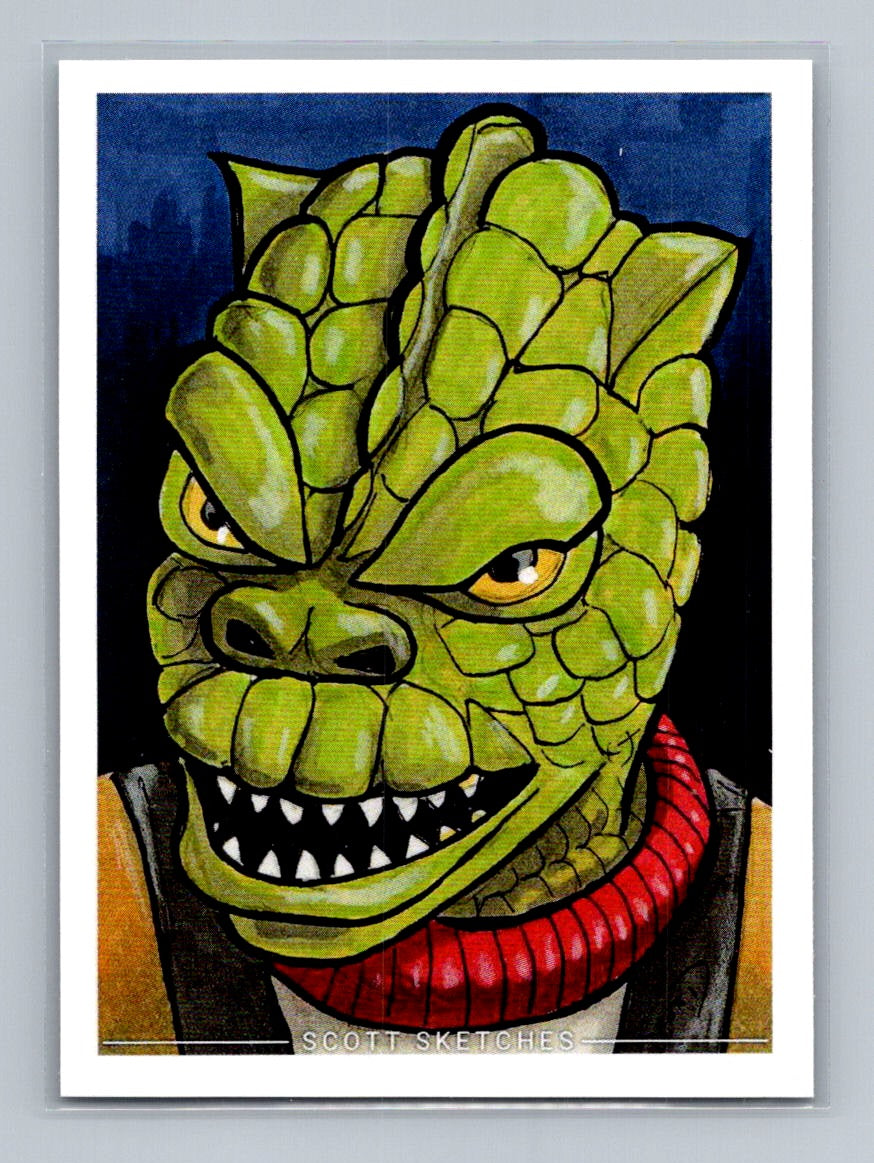 Bossk - Scott Sketches Trading Card Print Fan Art