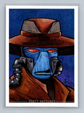 Cad Bane - Scott Sketches Trading Card Print Fan Art