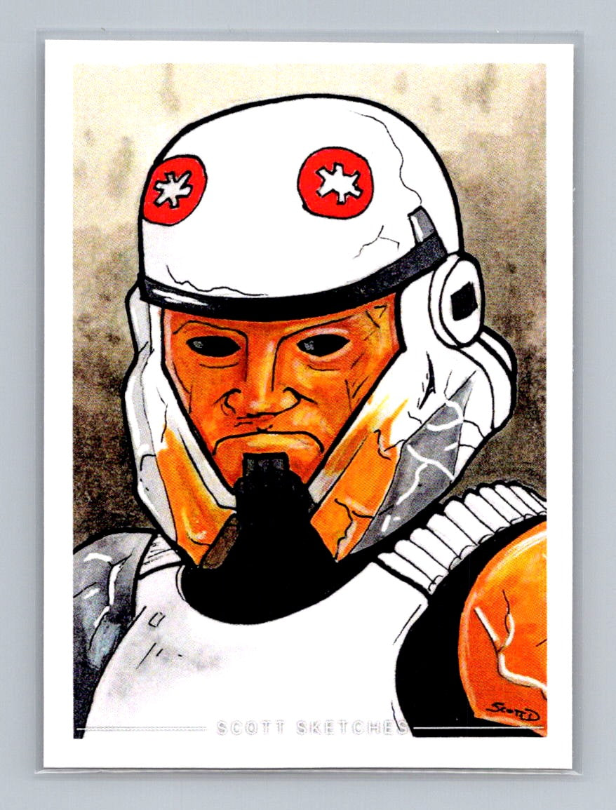 Captain Enoch - Scott Sketches Trading Card Print Fan Art