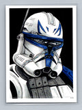 Captain Rex - Scott Sketches Trading Card Print Fan Art