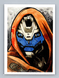 Cayde-6 - Scott Sketches Trading Card Print Fan Art