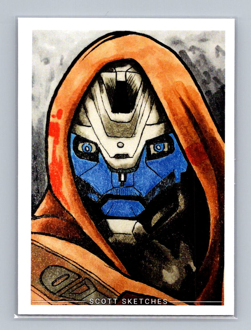 Cayde-6 - Scott Sketches Trading Card Print Fan Art