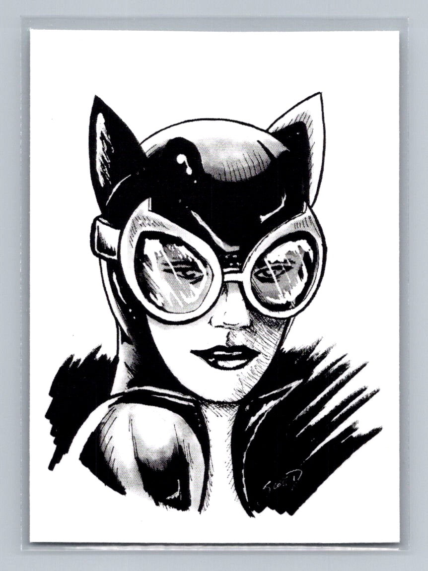 Cat Woman - Scott Sketches Trading Card Print Fan Art