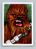 Chewbacca - Scott Sketches Trading Card Print Fan Art