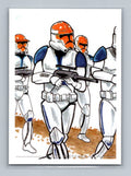 Clone Troopers - Scott Sketches Trading Card Print Fan Art