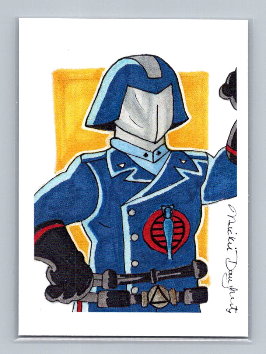 Cobra Commander - Mini - Scott Sketches Trading Card Print Fan Art
